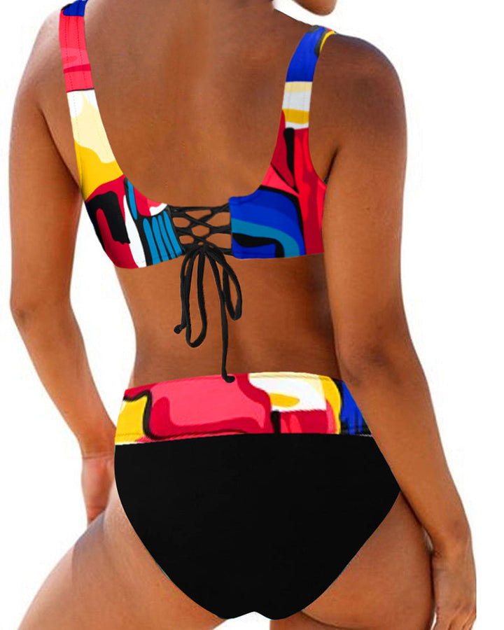 Eva - Fröhlicher Bunter Bikini von Hanna Hamburg
