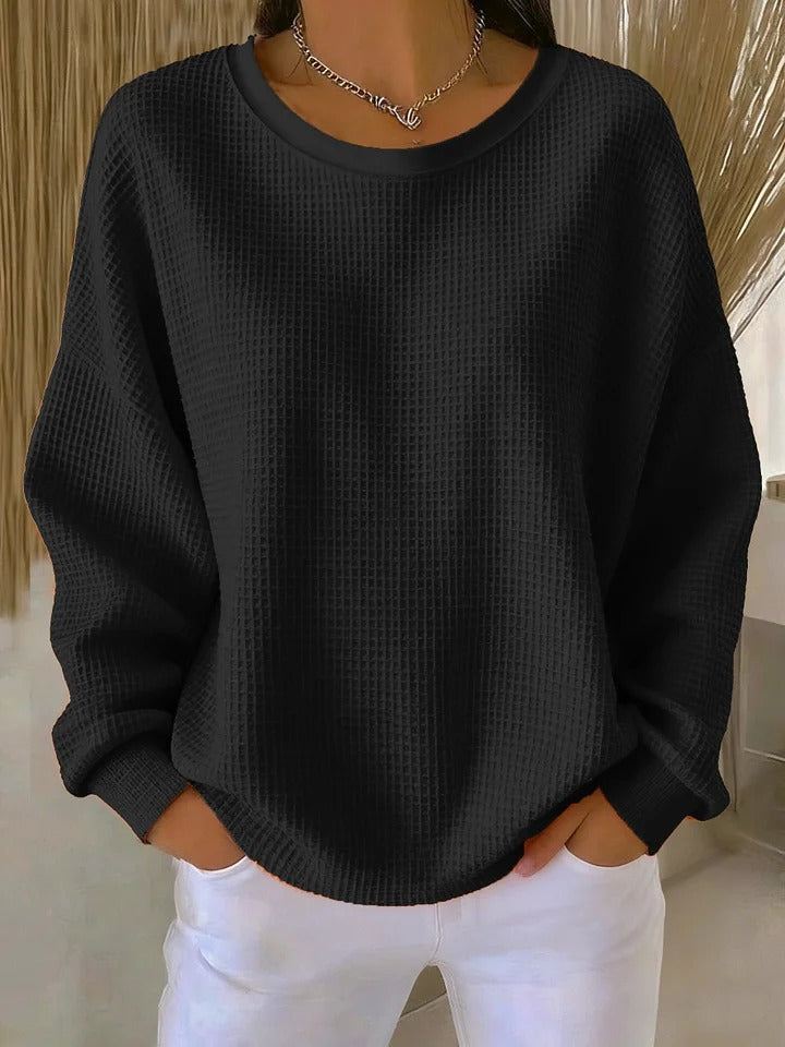 Eden | Pullover in Waffelstrick von Hanna Hamburg, Pullover für Damen