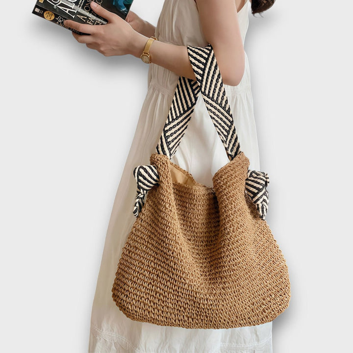 Adelinde, Boho-Tasche mit gestreiften Trägern, von Hanna Hamburg
