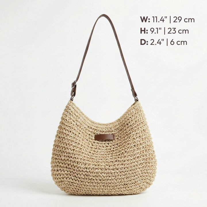 Malwine, gewebte Schultertasche, von Hanna Hamburg