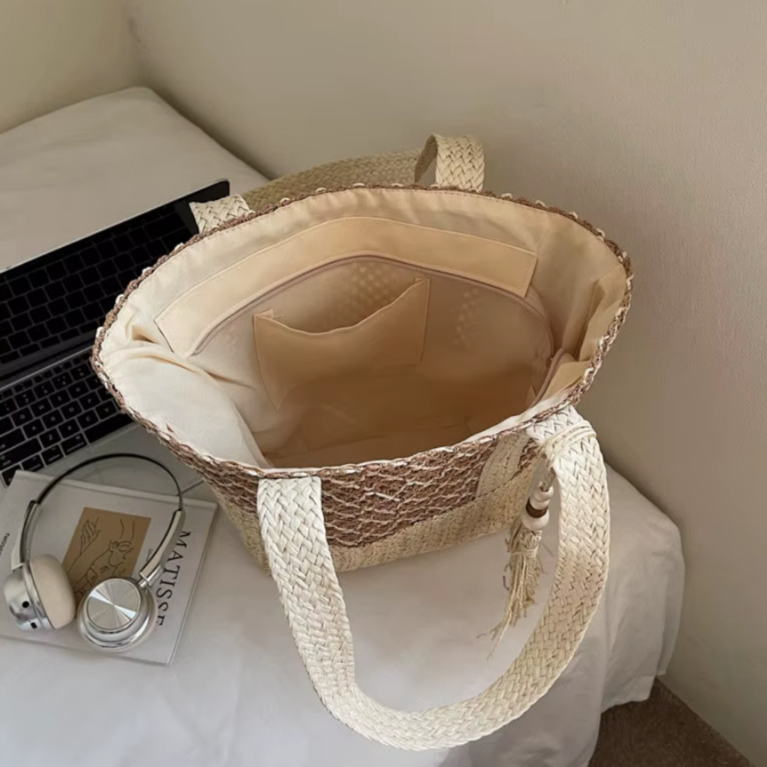 Ottilie, Boho-Schultertasche mit Quaste, von Hanna Hamburg