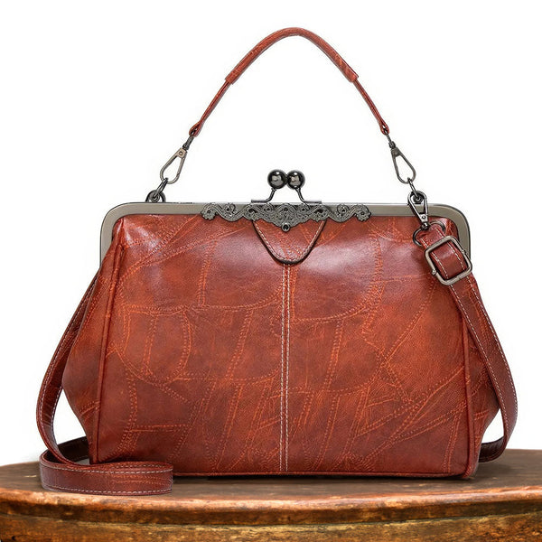 Lily | Vintage-Lederhandtasche von Hanna Hamburg