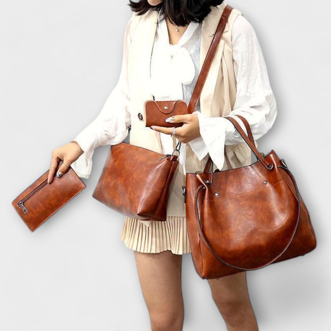 Azura - 4-teiliges Vintage-Taschen-Set