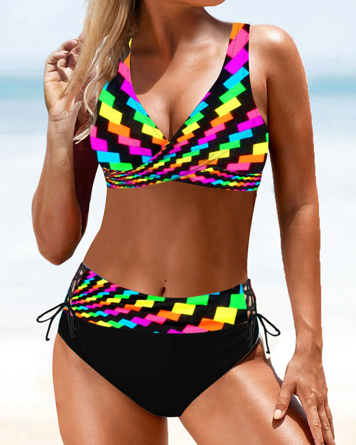 Eva - Fröhlicher Bunter Bikini von Hanna Hamburg