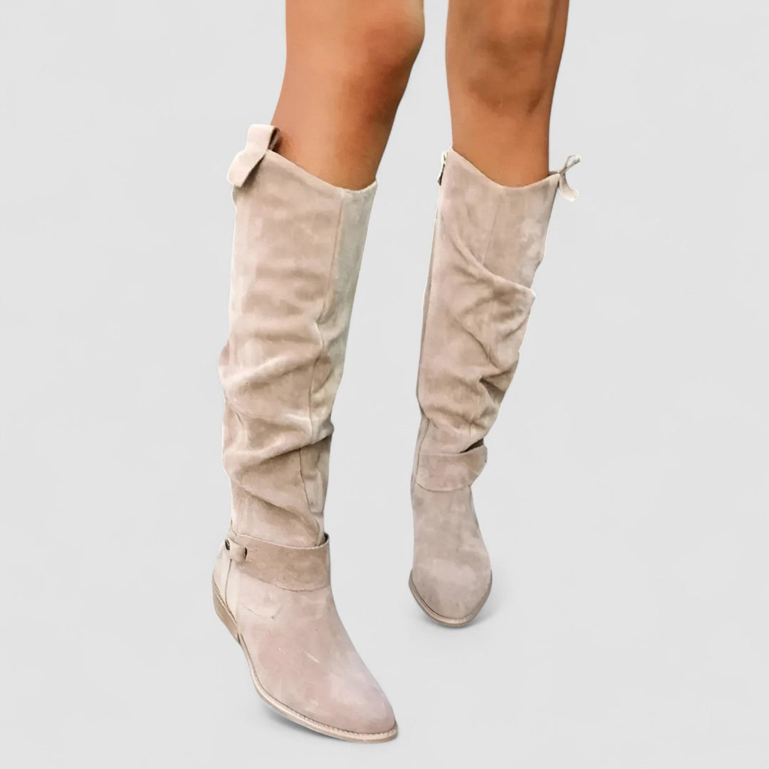 Liselotte | Kniehoher Slouch-Reitstiefel
