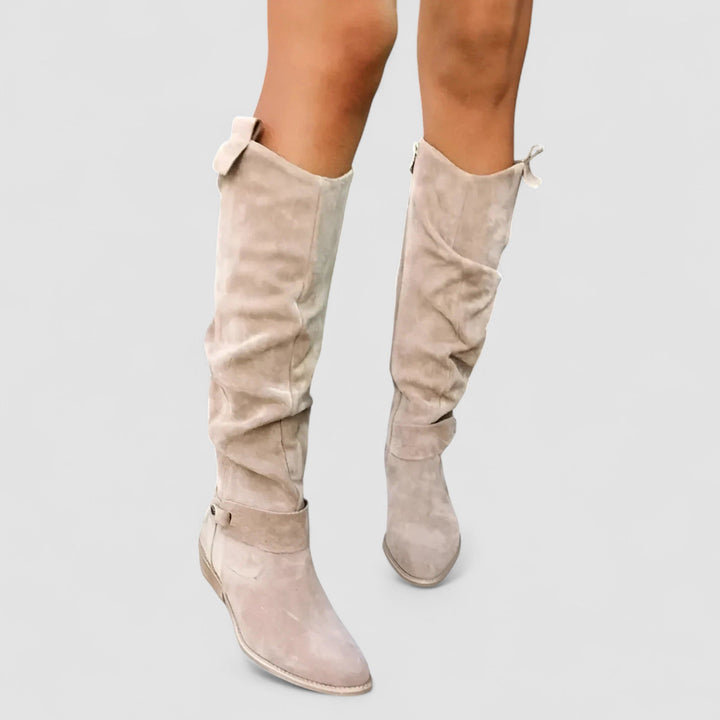Liselotte | Kniehoher Slouch-Reitstiefel