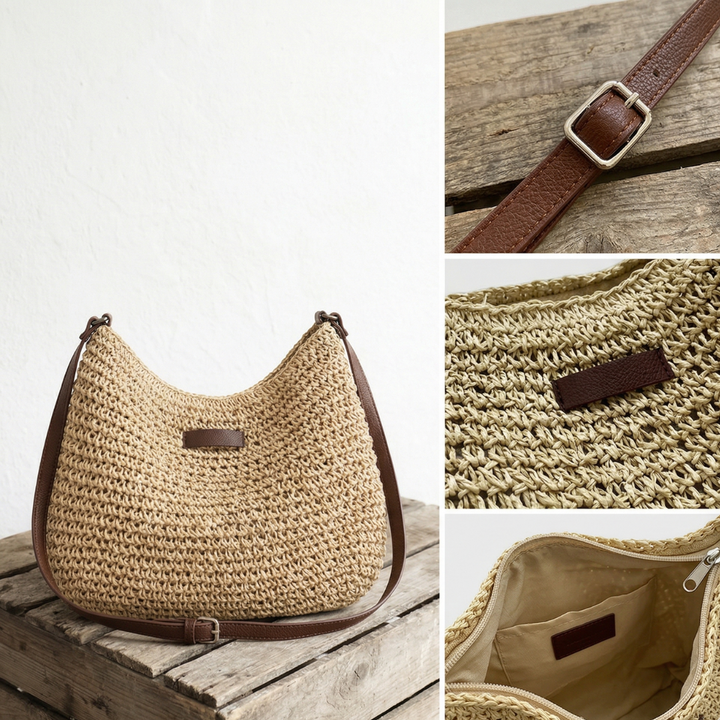 Malwine, gewebte Schultertasche, von Hanna Hamburg