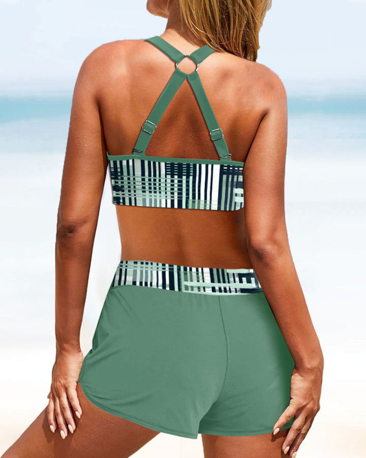 Janette - Hochtailliertes Ripp-Bikini von Hanna Hamburg
