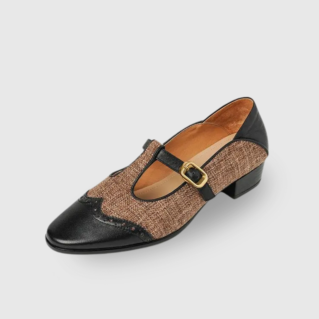 Sophie | Vintage-Schuhe mit Schnalle