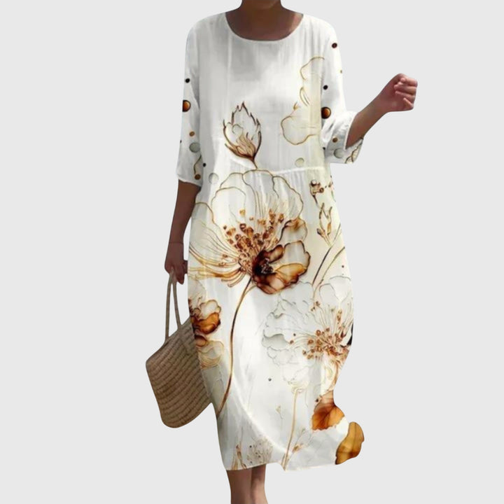 Hayley | Elegantes Maxi-Blumenkleid
