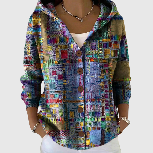 Hoodie-Strickcardigan – Strickjacke von Hanna Hamburg