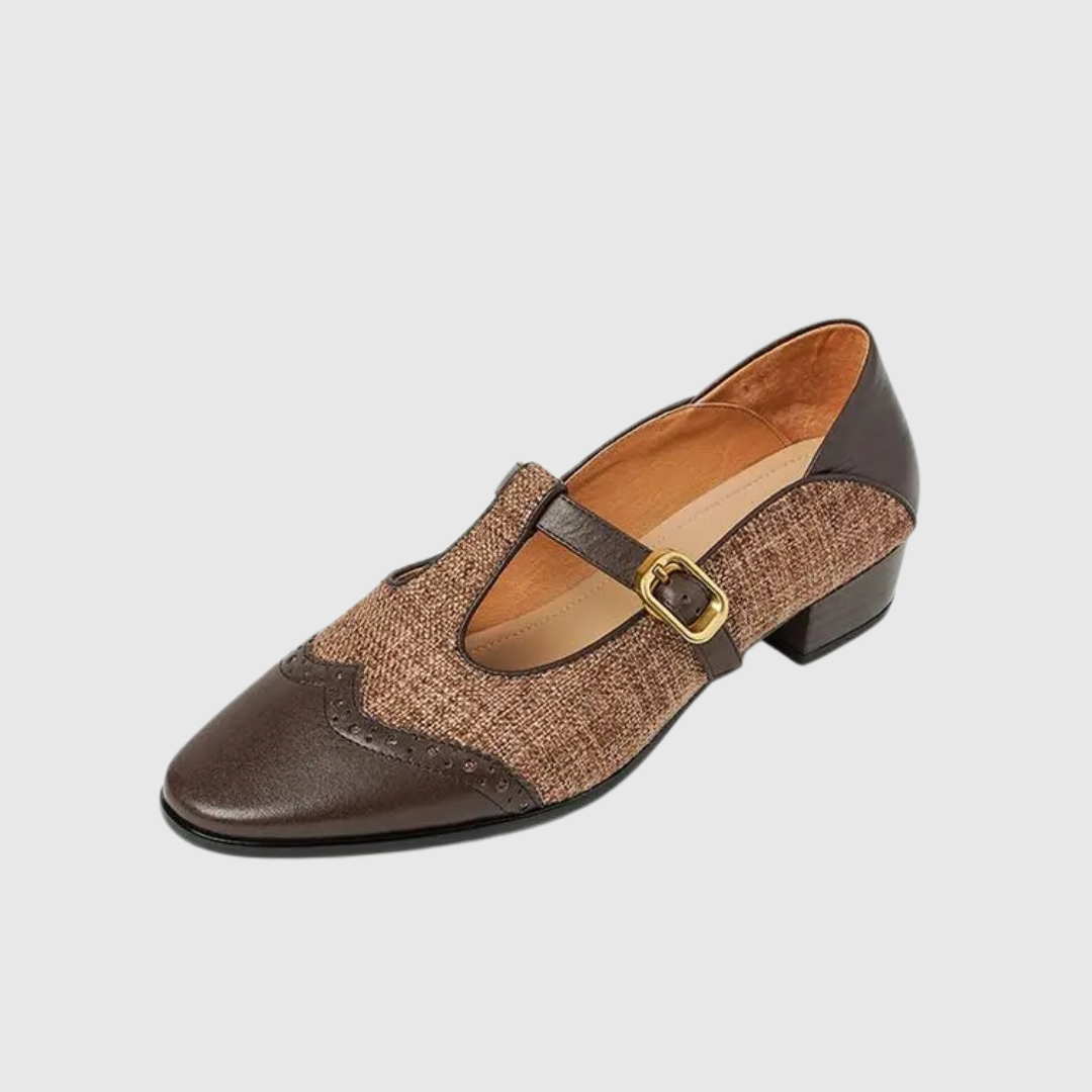 Sophie | Vintage-Schuhe mit Schnalle