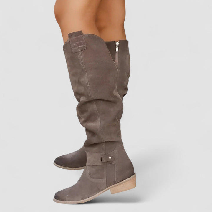 Liselotte | Kniehoher Slouch-Reitstiefel