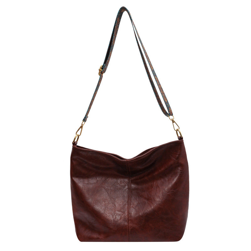Marian | Vintage-Ledertasche mit Umhängegurt