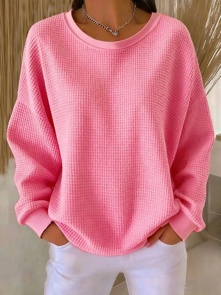 Eden | Pullover in Waffelstrick von Hanna Hamburg, Pullover für Damen