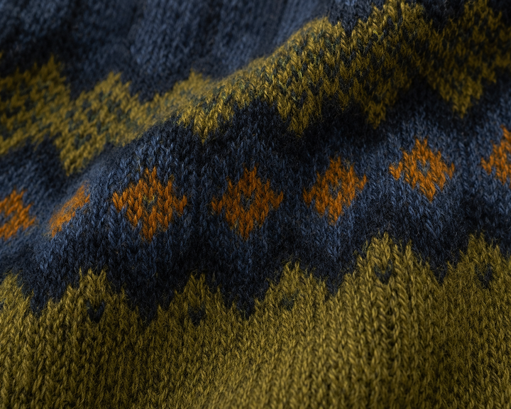 Jessica | Norwegerpullover in Oliv