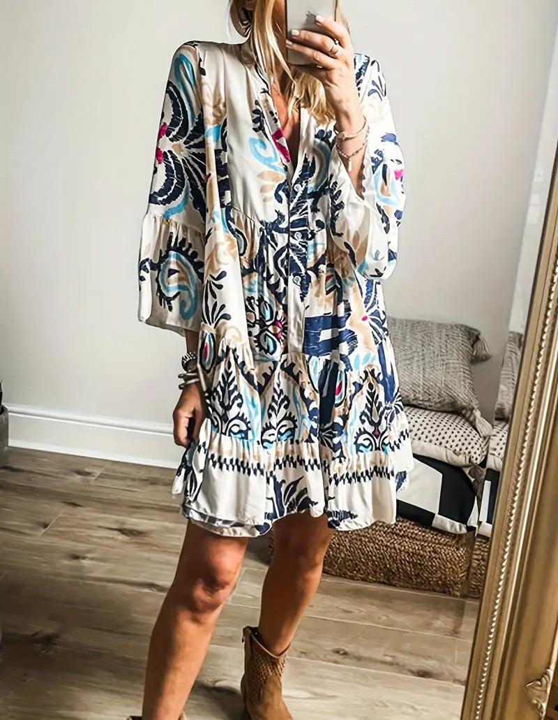 Veronique - Bohemian Tunika Kleid