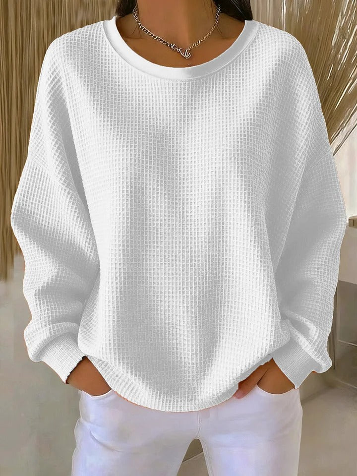 Eden | Pullover in Waffelstrick von Hanna Hamburg, Pullover für Damen