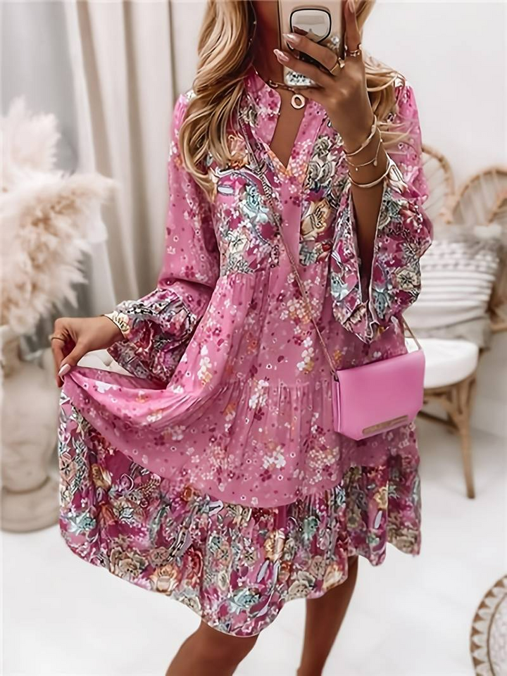 Eira - Bedrucktes Boho-Kleid