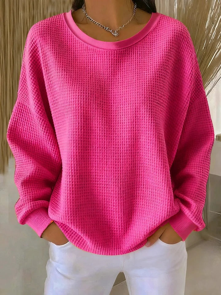 Eden | Pullover in Waffelstrick von Hanna Hamburg, Pullover für Damen