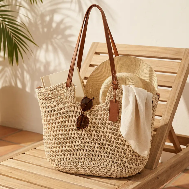 Gudula, Häkel-Shopper aus Naturfaser, von Hanna Hamburg