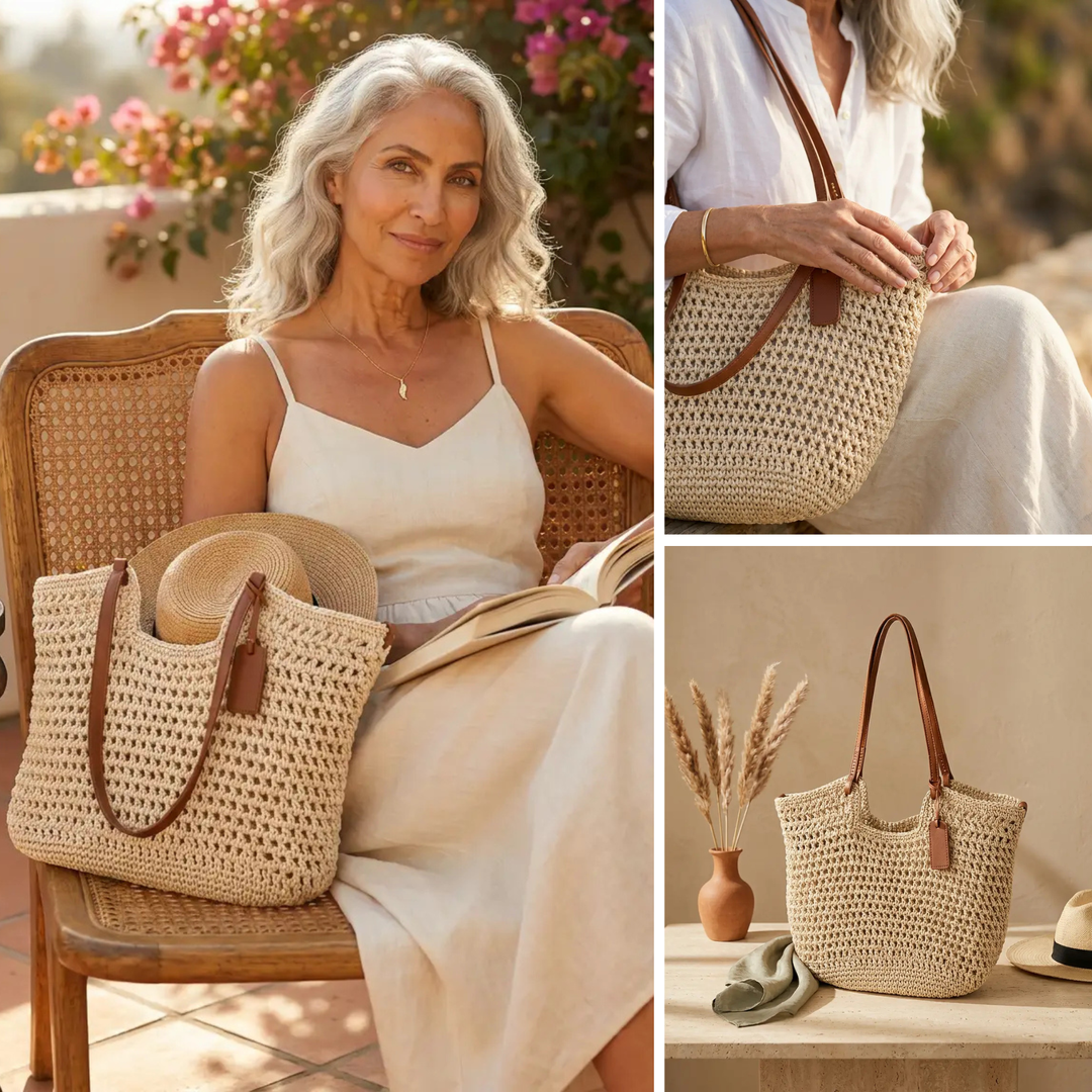 Gudula, Häkel-Shopper aus Naturfaser, von Hanna Hamburg