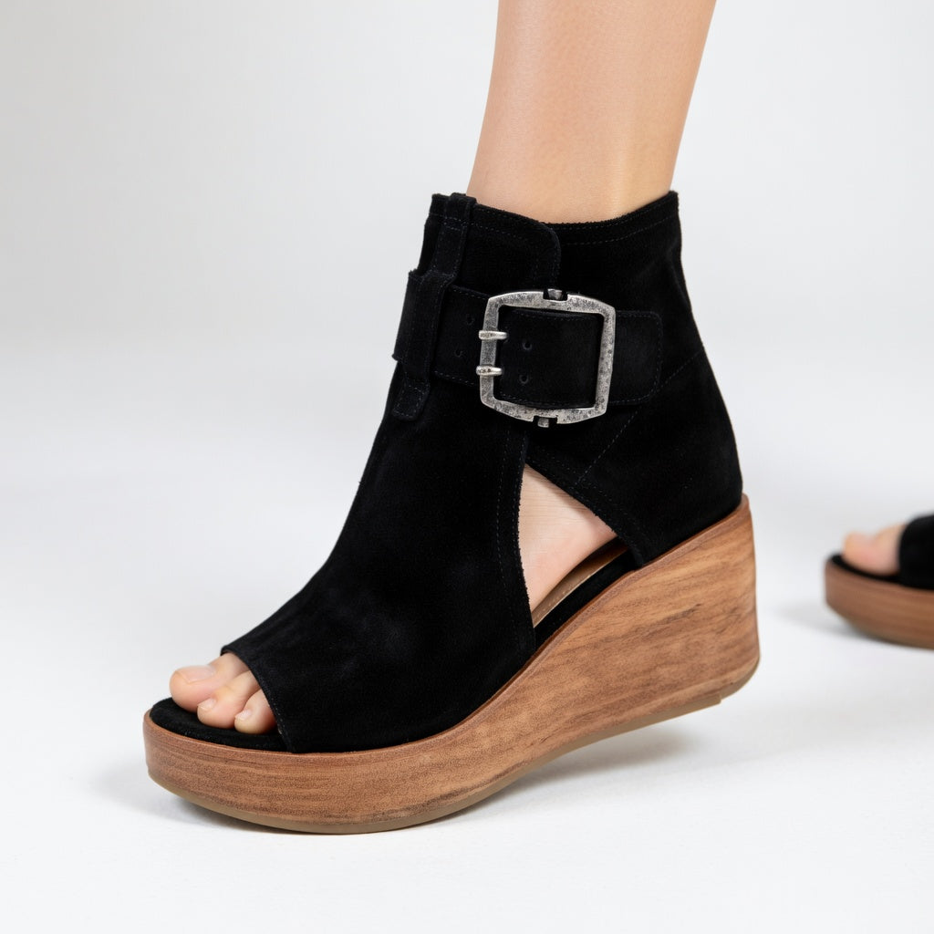Renate – orthopädische Stiefeletten von Hanna Hamburg mit gepolstertem Fußbett