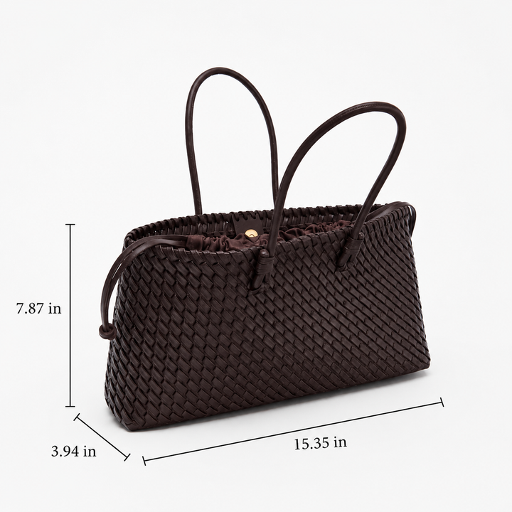 Katharine, gewebter Shopper, von Hanna Hamburg