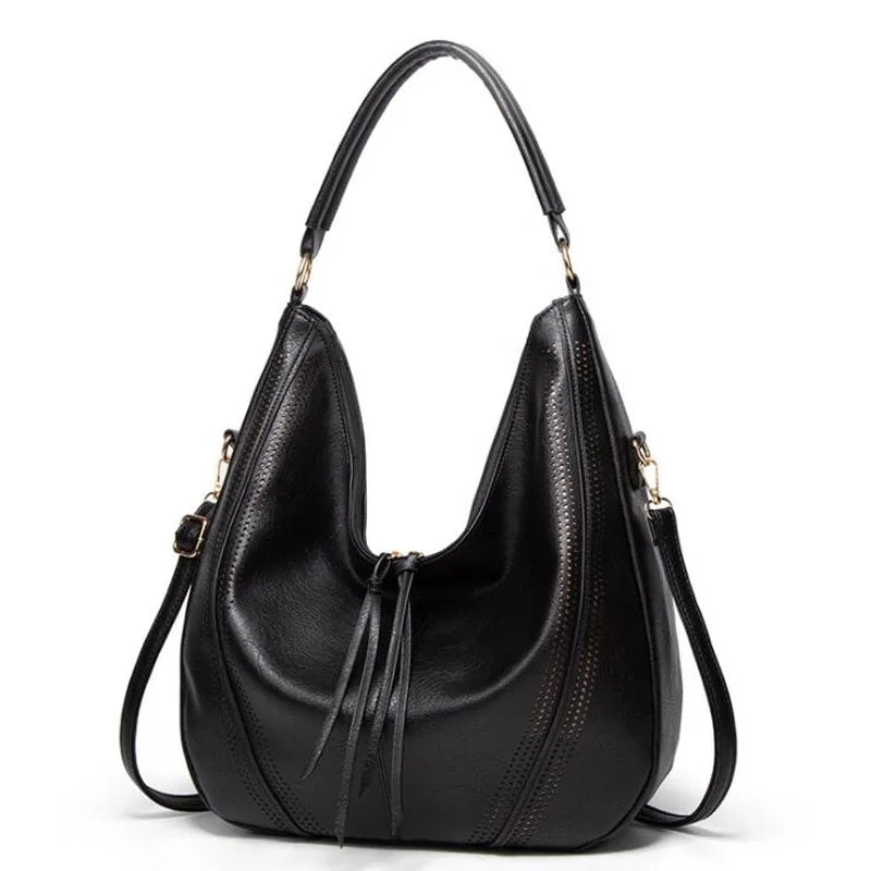 Michelle | Lässige Lederhandtasche