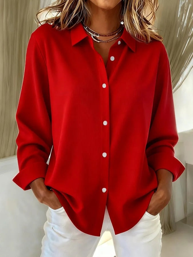 Juliane | Bluse mit Knopfleiste von Hanna Hamburg, Bluse für Damen