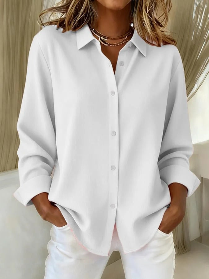 Juliane | Bluse mit Knopfleiste von Hanna Hamburg, Bluse für Damen