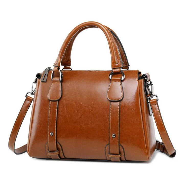 Camille | Polierte Schultertasche