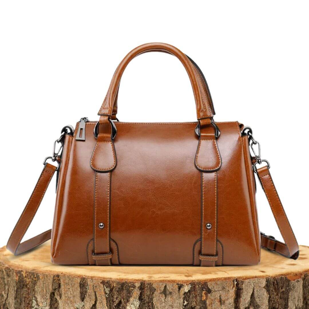 Camille | Polierte Schultertasche