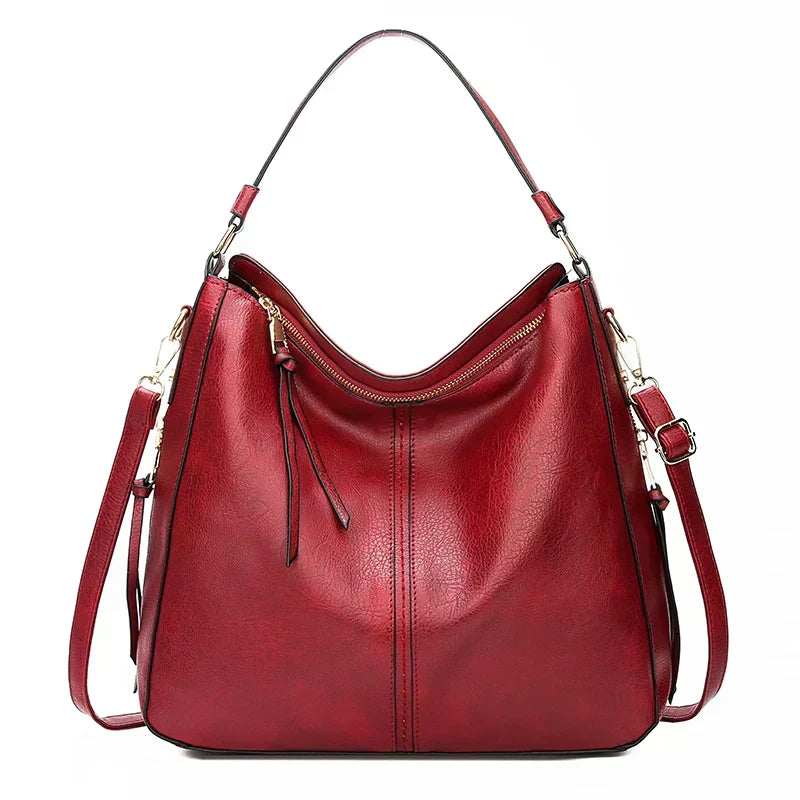 Lisa | Zeitloser Lederhandtasche