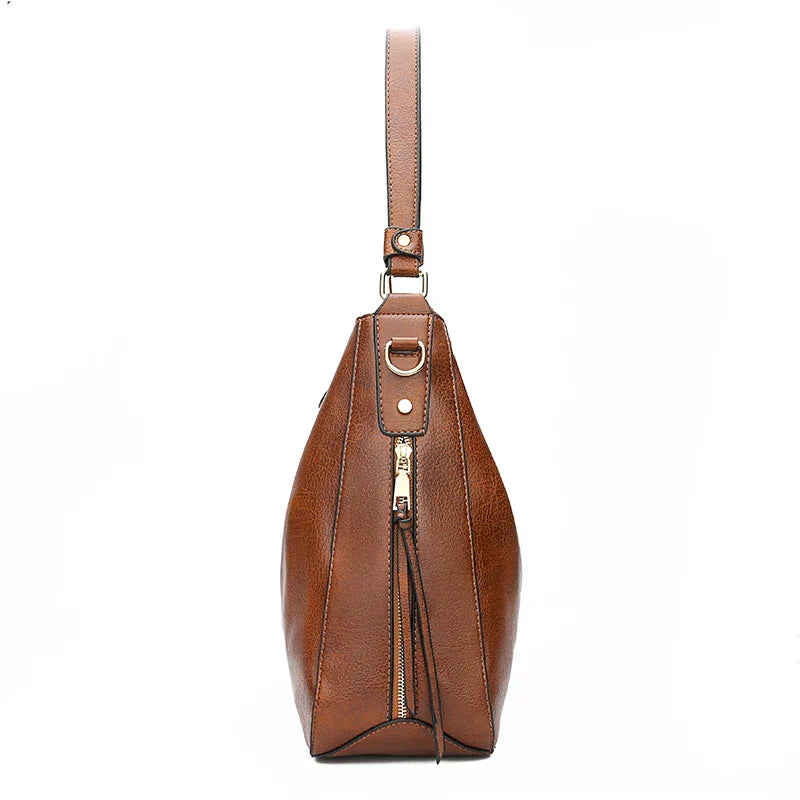 Lisa | Zeitloser Lederhandtasche