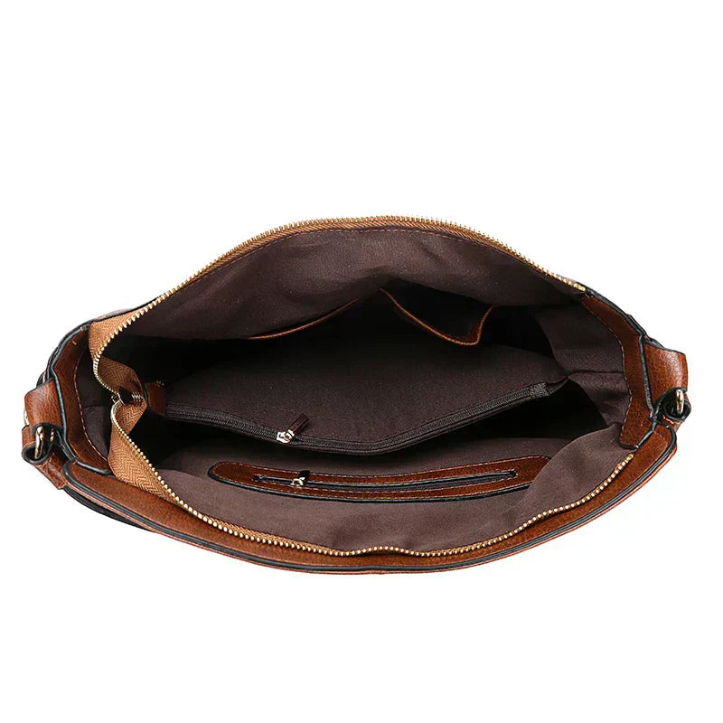 Lisa | Zeitloser Lederhandtasche
