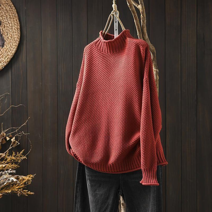 Patricia | Feiner Pullover mit Stehkragen