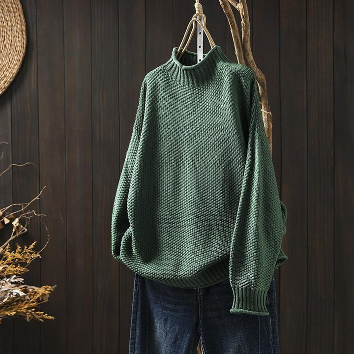 Patricia | Feiner Pullover mit Stehkragen