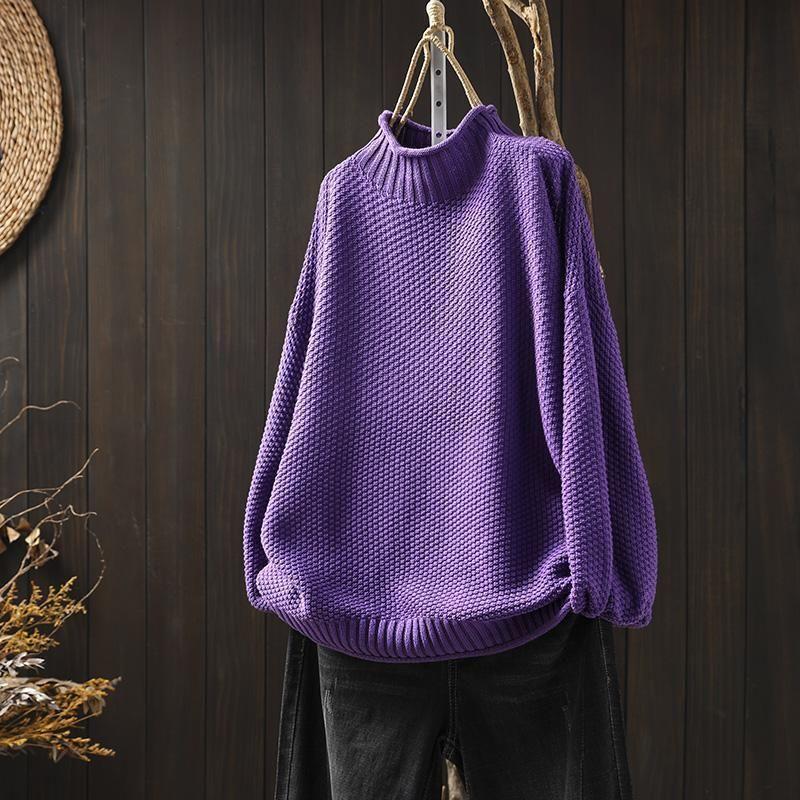 Patricia | Feiner Pullover mit Stehkragen