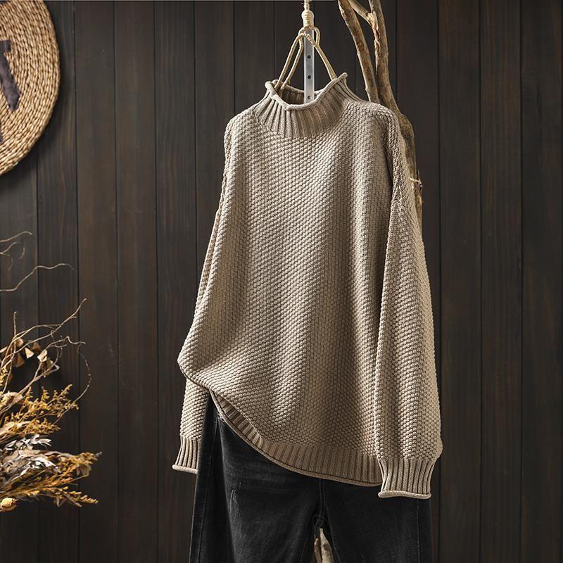 Patricia | Feiner Pullover mit Stehkragen