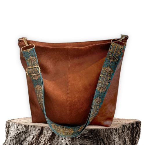 Marian | Vintage-Ledertasche mit Umhängegurt