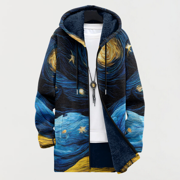 Pia | Kapuzenjacke mit Sternenhimmel