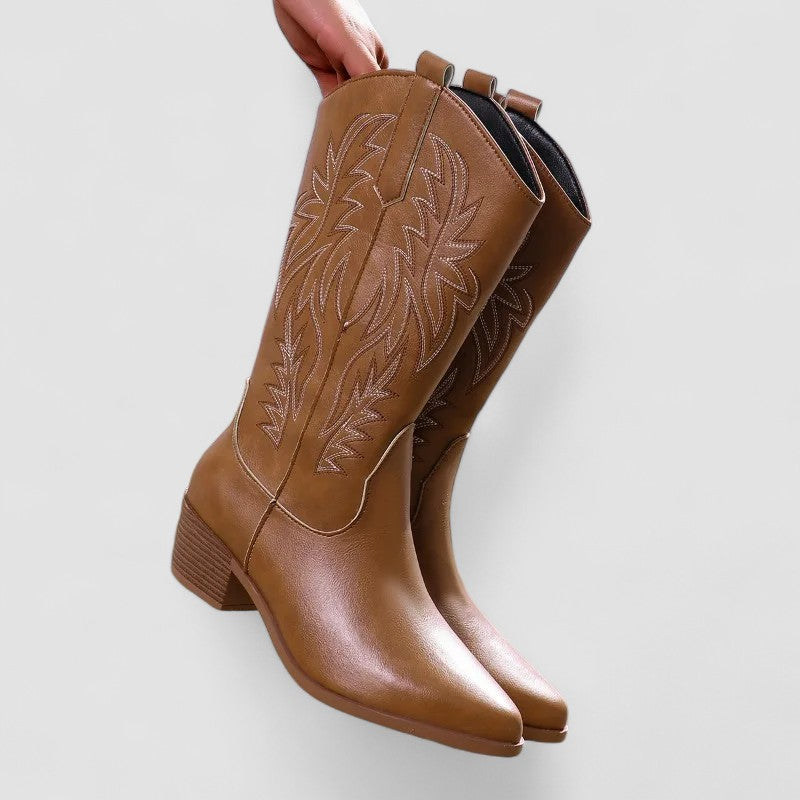 Annemarie | Bestickter Westernstiefel