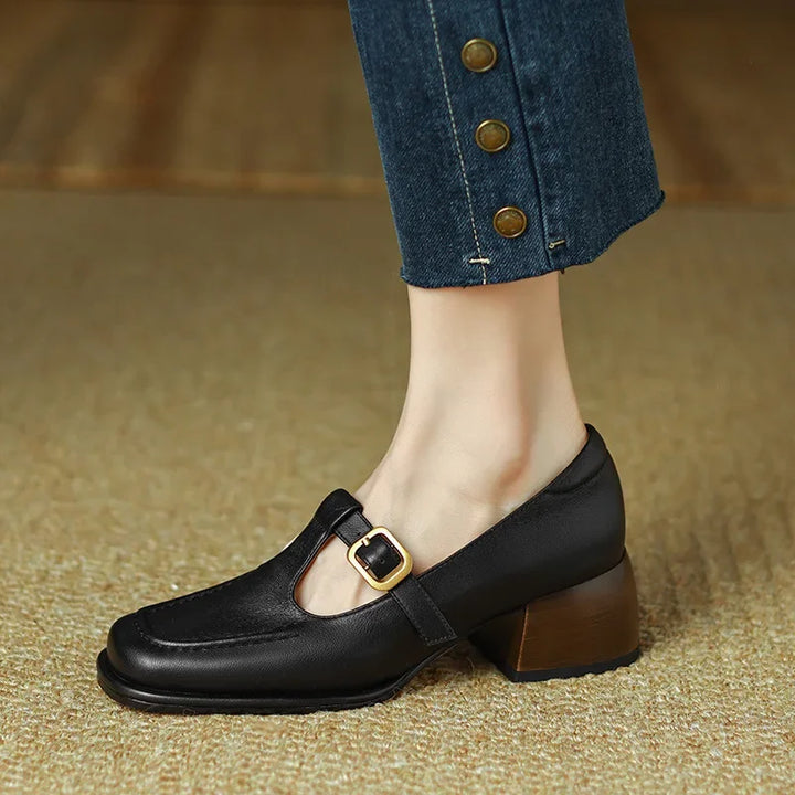 Emilia | T-Steg-Schuhe im Vintage-Stil