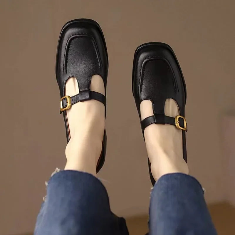 Emilia | T-Steg-Schuhe im Vintage-Stil