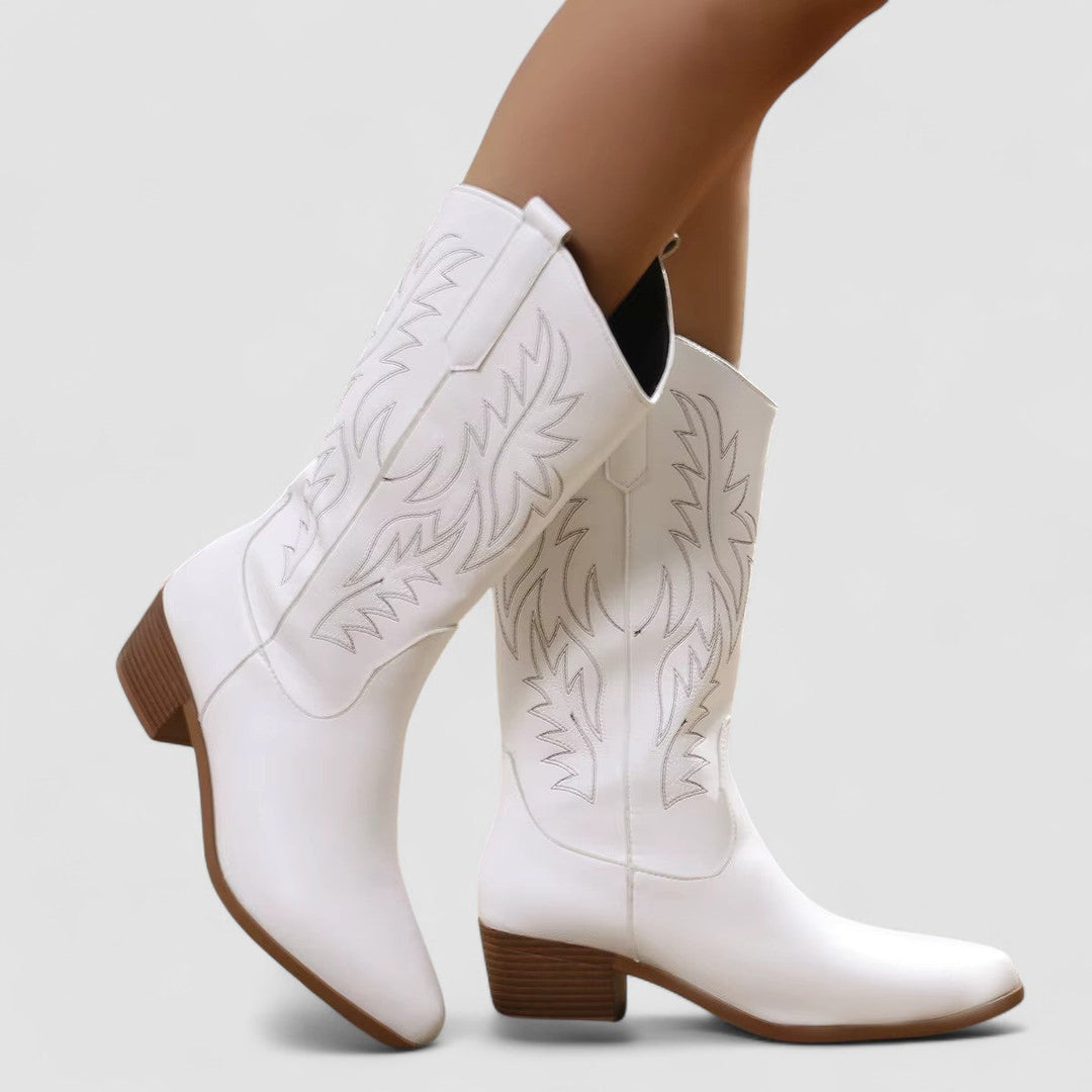 Annemarie | Bestickter Westernstiefel