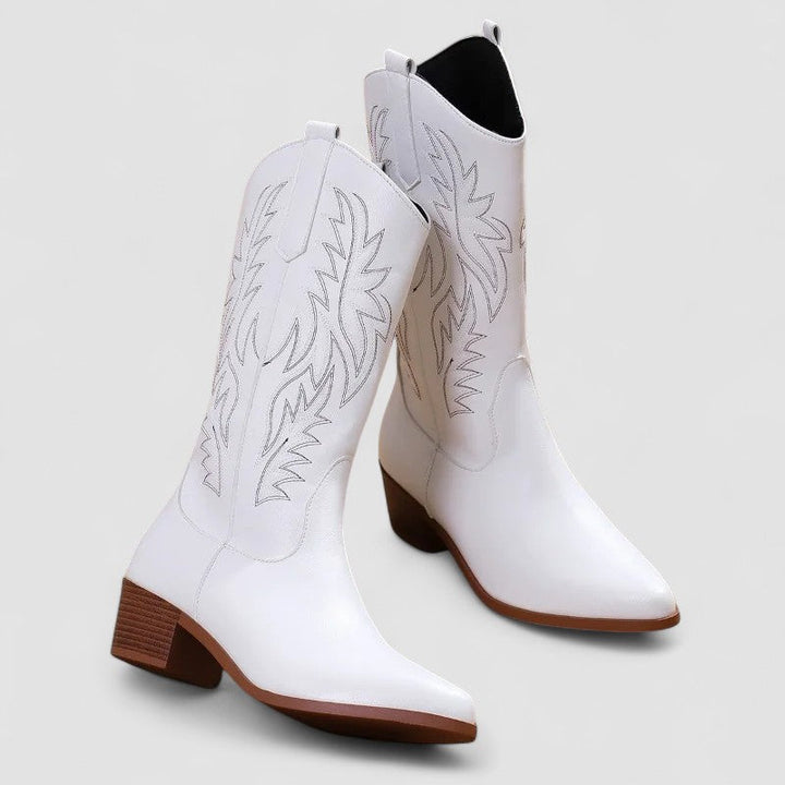 Annemarie | Bestickter Westernstiefel