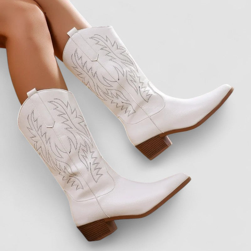 Annemarie | Bestickter Westernstiefel