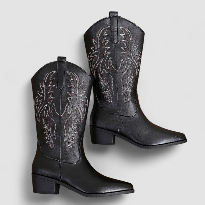 Annemarie | Bestickter Westernstiefel