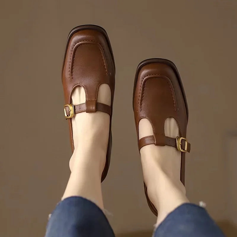 Emilia | T-Steg-Schuhe im Vintage-Stil